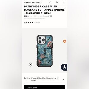 UAG Pathfinder iPhone 16 max pro case